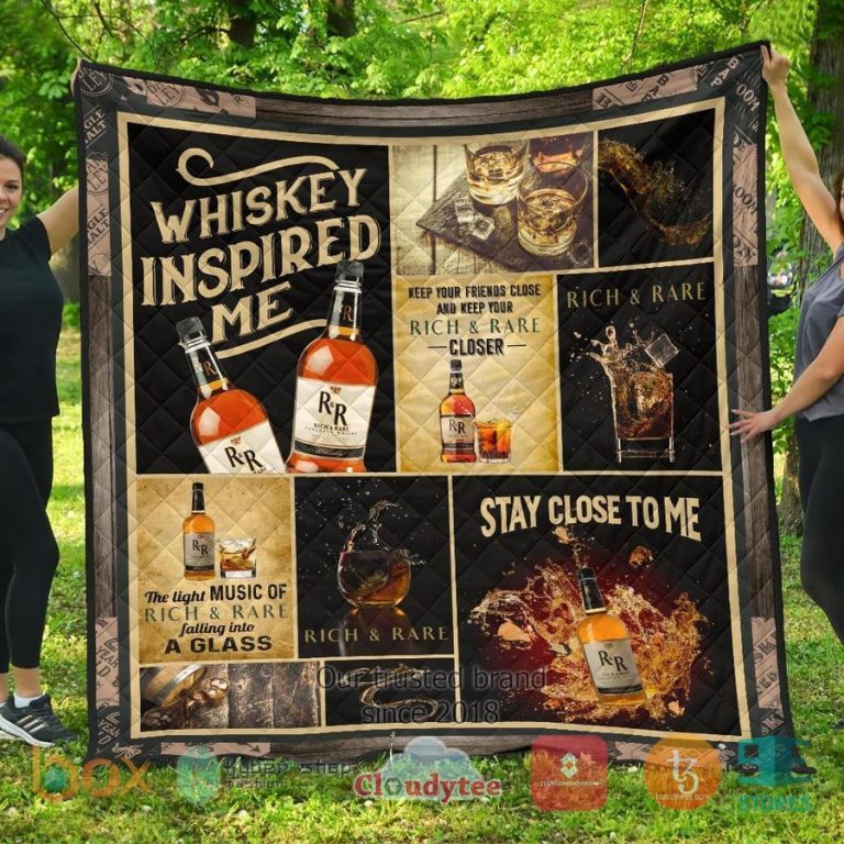 rich rare whiskey inspired me quilt blanket 1 33442