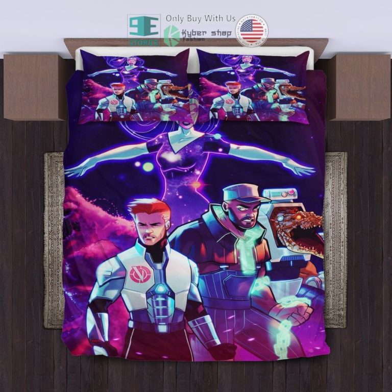 rick and morty vindicators fan art bedding set 1 47660