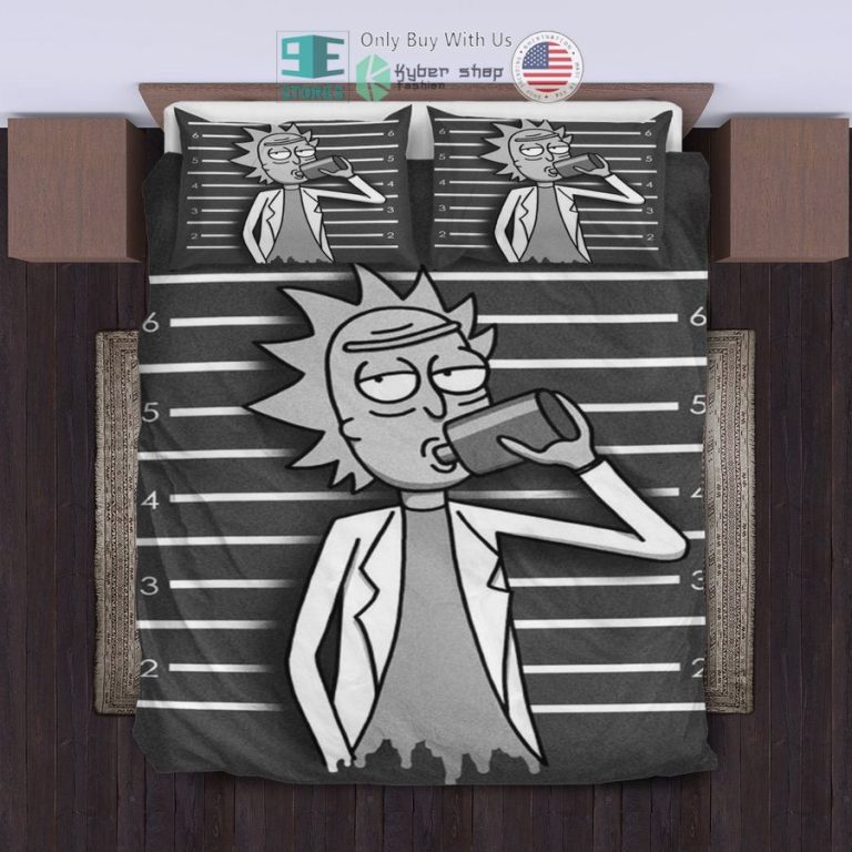 rick sanchez prison bedding set 1 4509