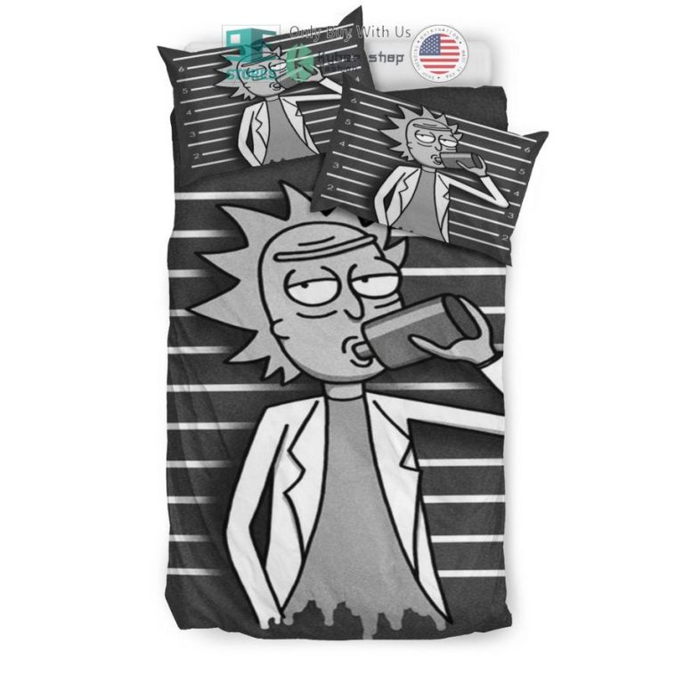 rick sanchez prison bedding set 2 34109