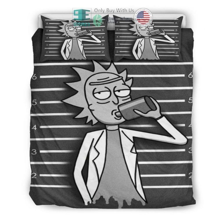 rick sanchez prison bedding set 3 6178