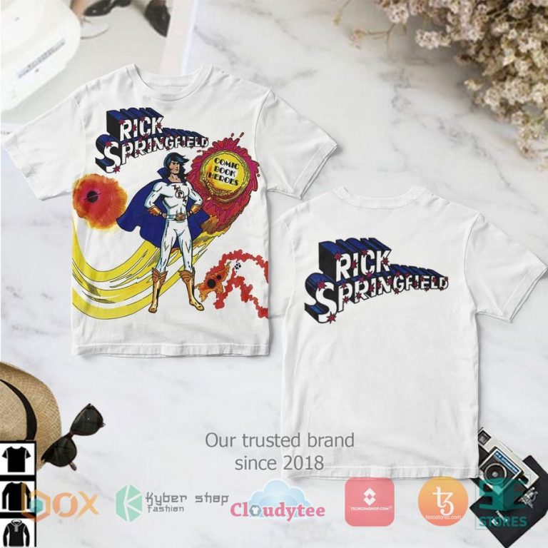 rick springfield comic book heroes album 3d t shirt 1 90173