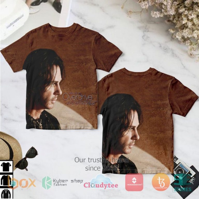 rick springfield venus in overdrive album 3d t shirt 1 39439