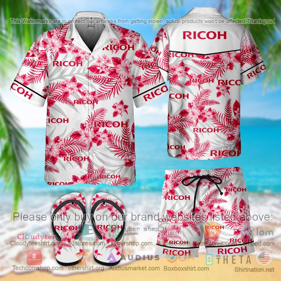 ricoh hawaiian shirt shorts 1 91290