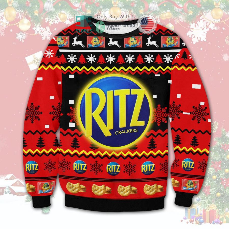 ritz crackers christmas sweatshirt sweater 1 42319