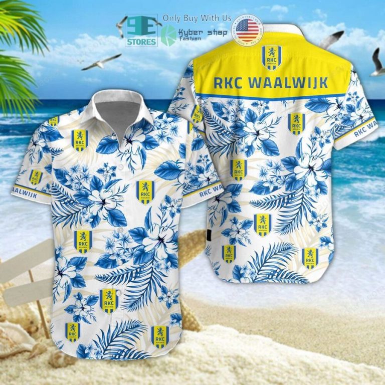 rkc waalwijk yellow hawaii shirt shorts 1 56051