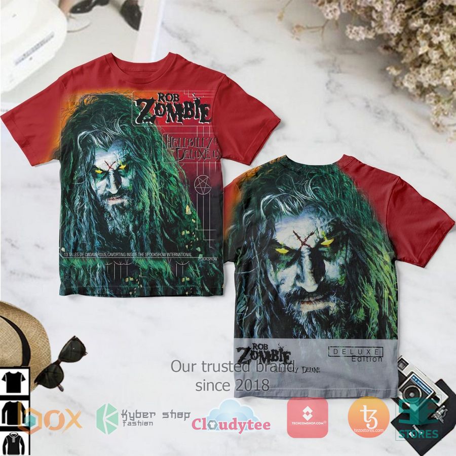 rob zombie hellbilly deluxe album 3d t shirt 1 66642