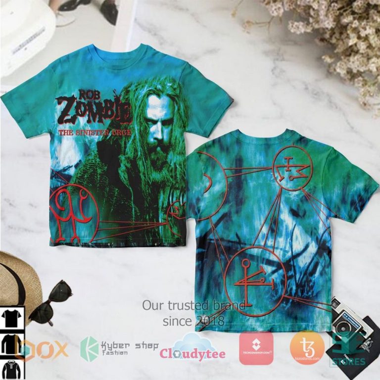 rob zombie the sinister urge album 3d t shirt 1 24551