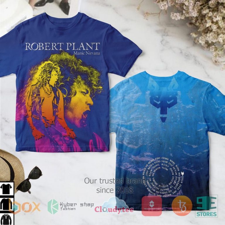 robert plant manic nirvana blue album 3d t shirt 1 29342