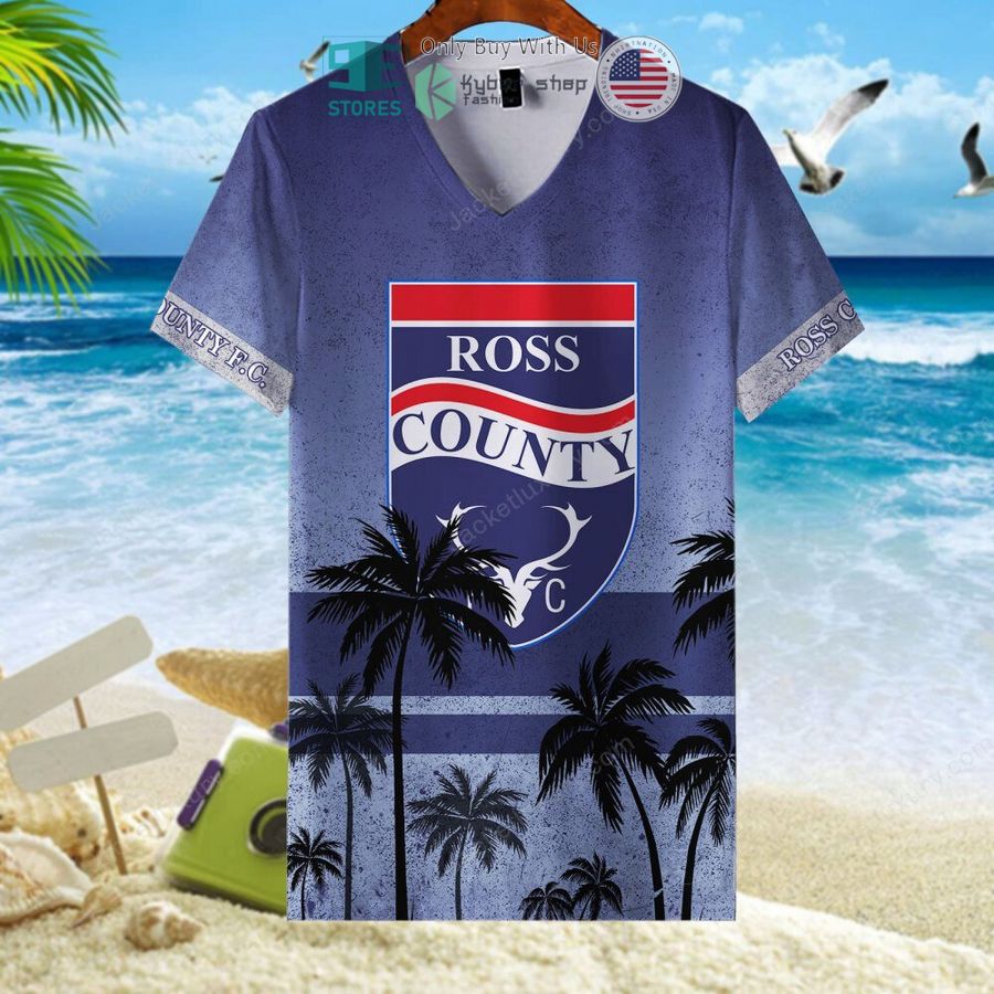 ross county football club hawaii shirt shorts 7 39042