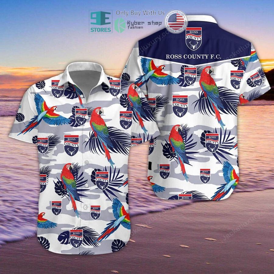 ross county football club parrot hawaii shirt shorts 1 96029
