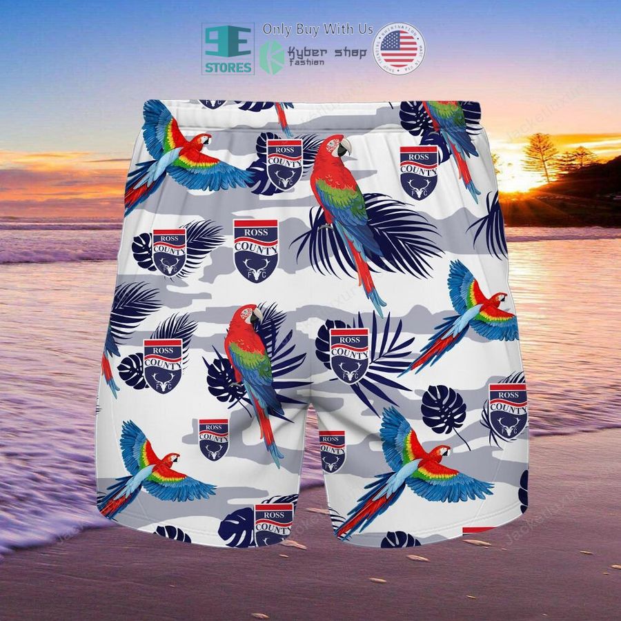 ross county football club parrot hawaii shirt shorts 2 37229