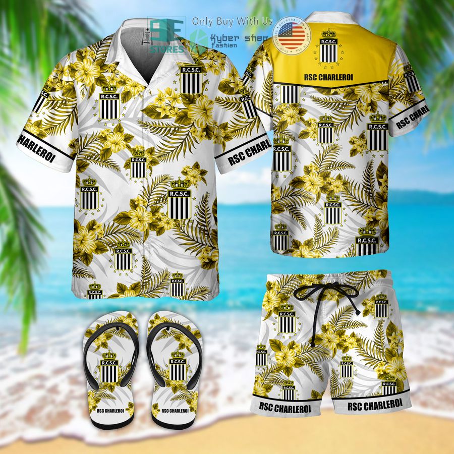 rsc charleroi hawaii shirt shorts 1 23485