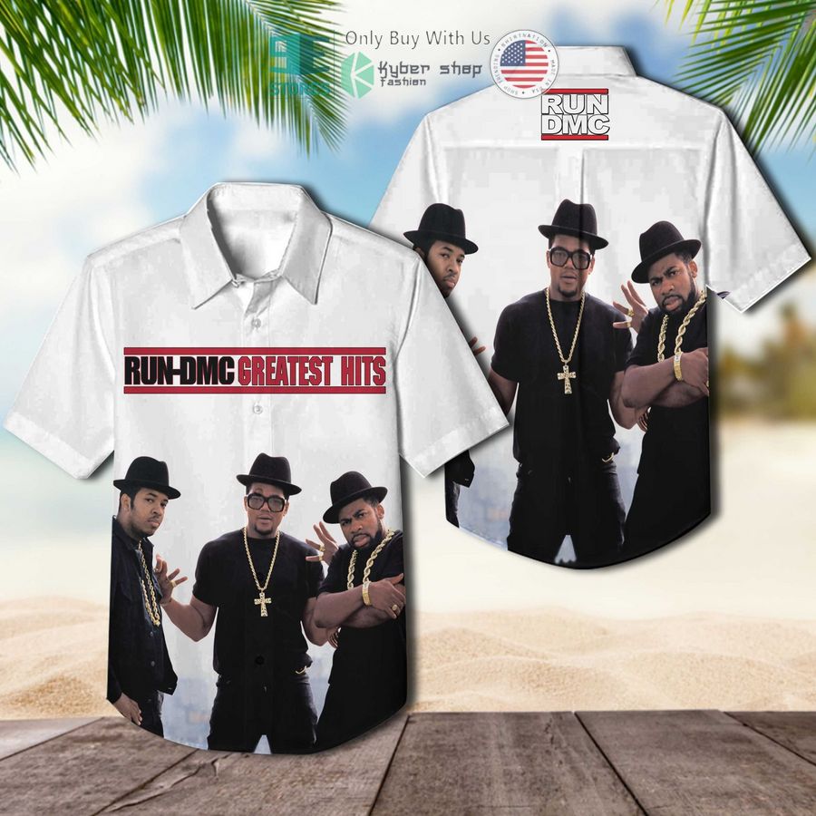 run d m c greatest hits album hawaiian shirt 1 96635