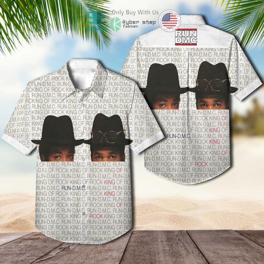 run d m c king of rock album hawaiian shirt 1 57294