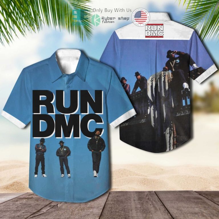 run d m c tougher than leather album hawaiian shirt 1 43534