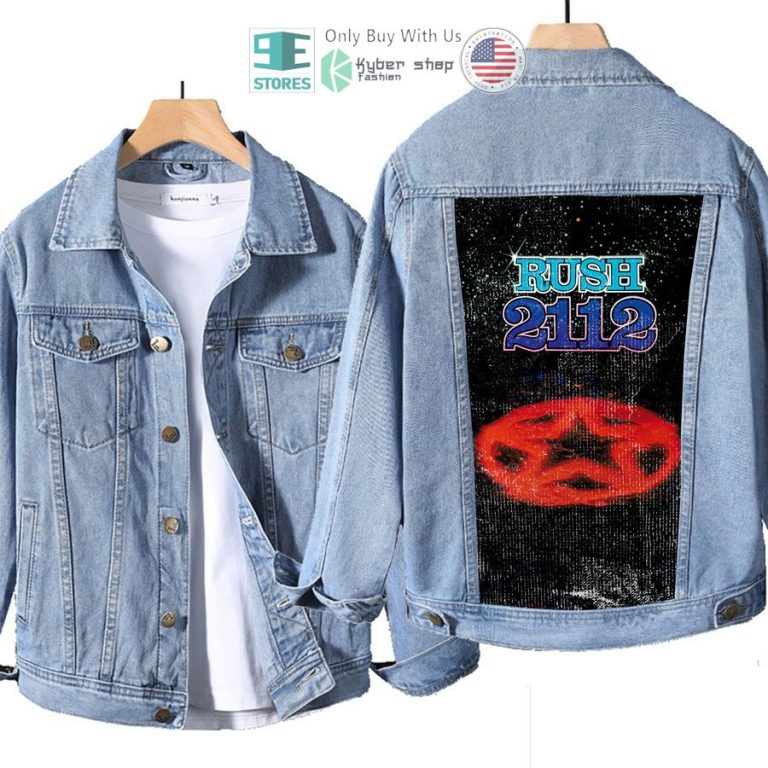 rush band 2112 album denim jacket 1 3709