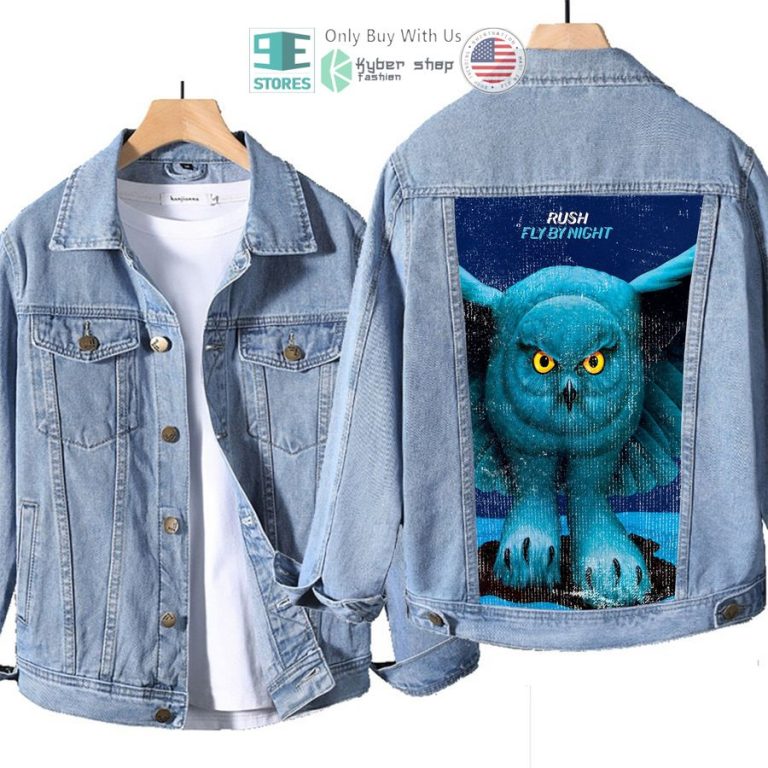 rush band fly by night album denim jacket 1 41380