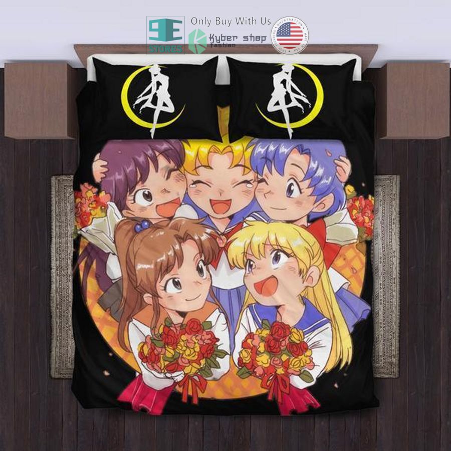 sailor moon and friends bedding set 1 38091