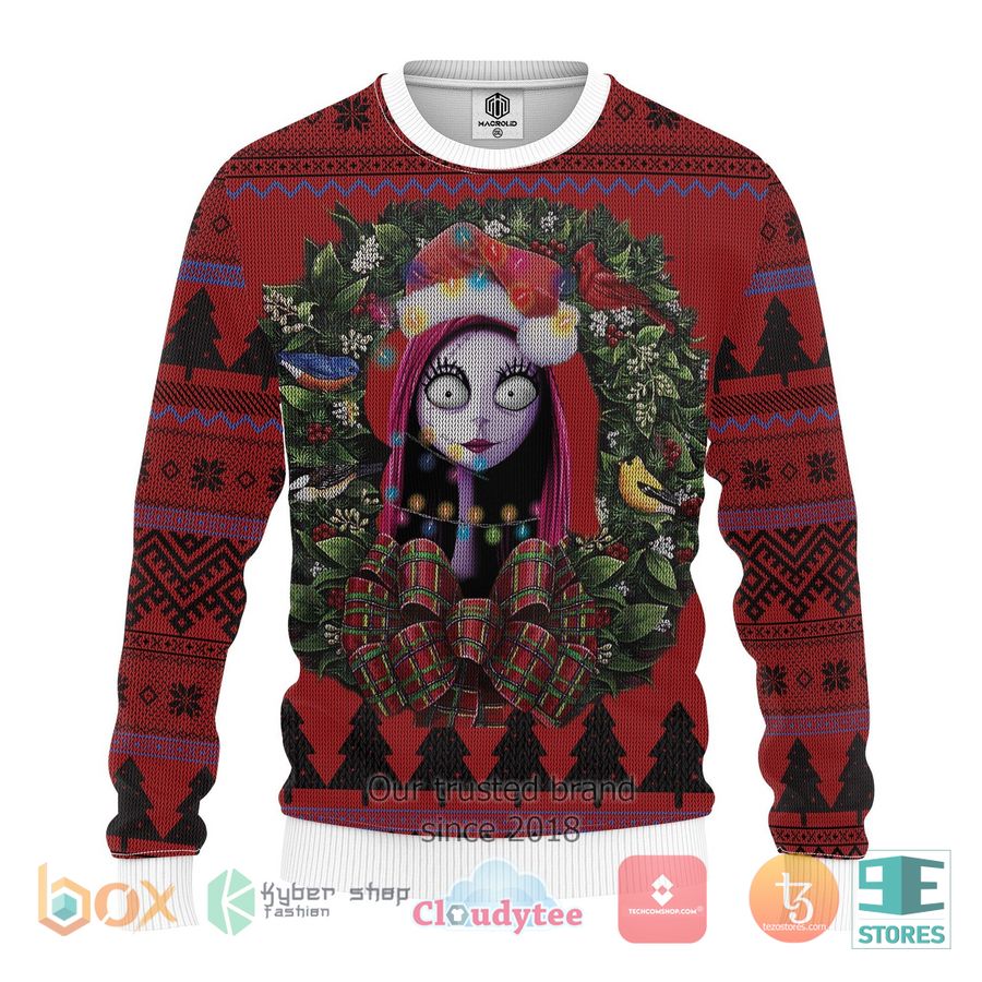 sally nightmare before christmas beauty christmas ugly christmas sweater 1 5184