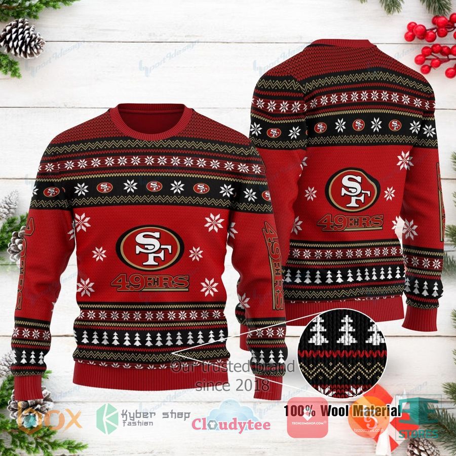 san francisco 49ers football ugly christmas sweater 1 44871