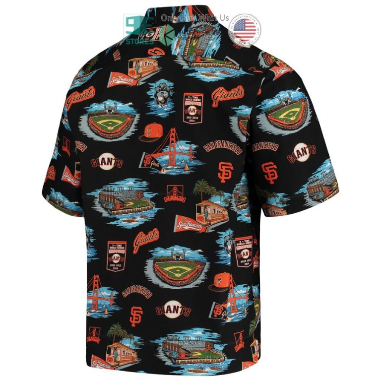 san francisco giants reyn spooner scenic black hawaiian shirt 3 66077