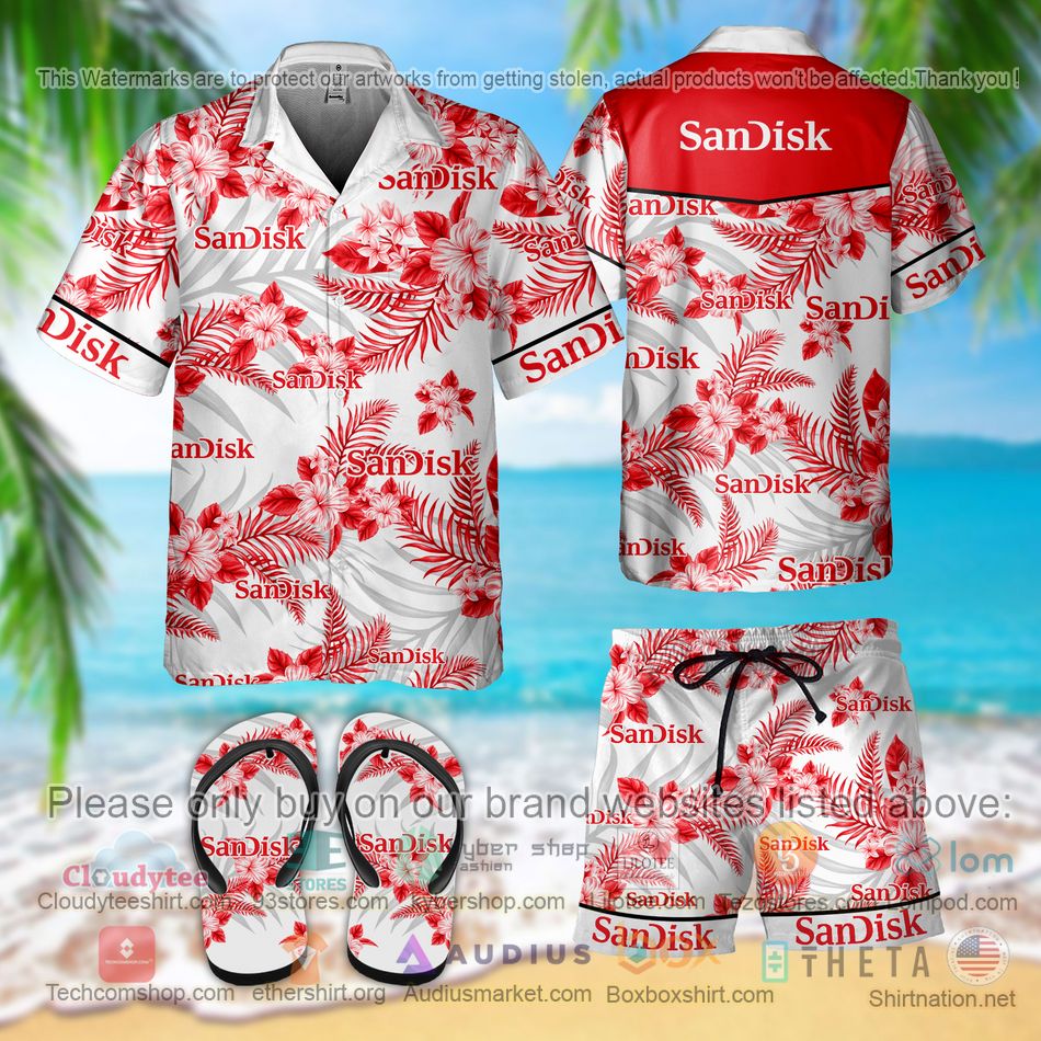 sandisk hawaiian shirt shorts 1 99362