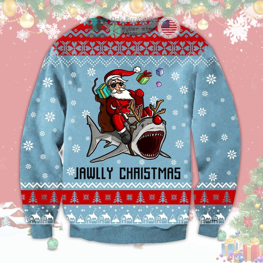 santa claus jawlly christmas sweatshirt sweater 1 88685