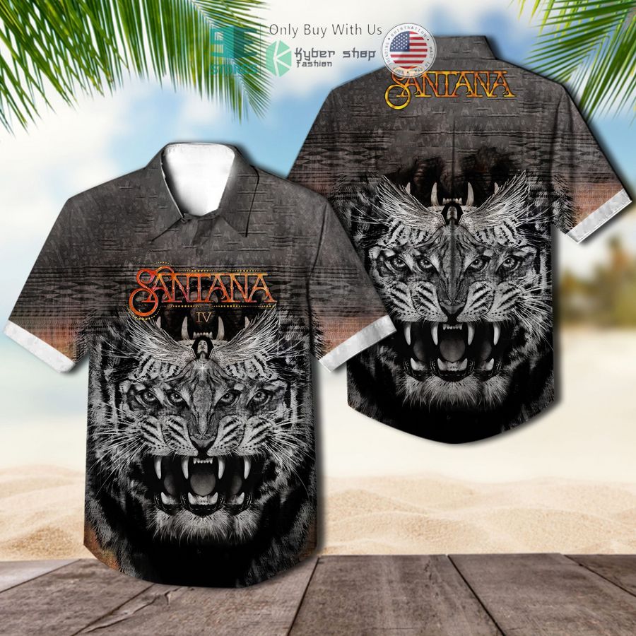 santana band santana iv album hawaiian shirt 1 40170
