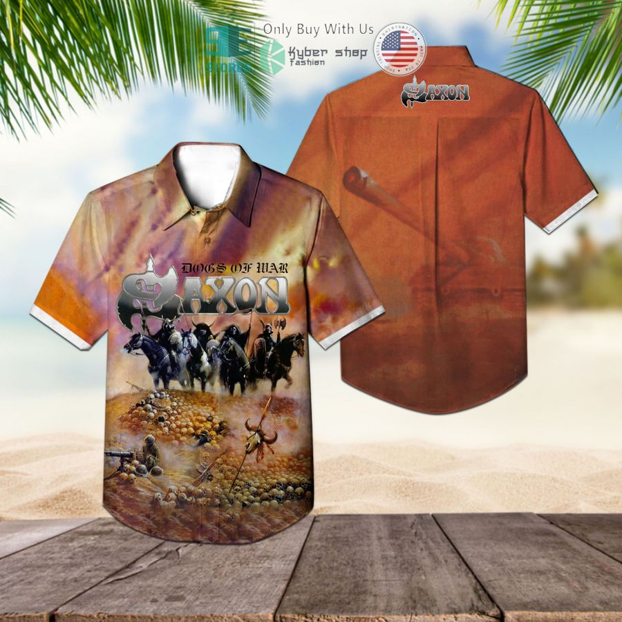 saxon band dogs of war album hawaiian shirt 1 11181