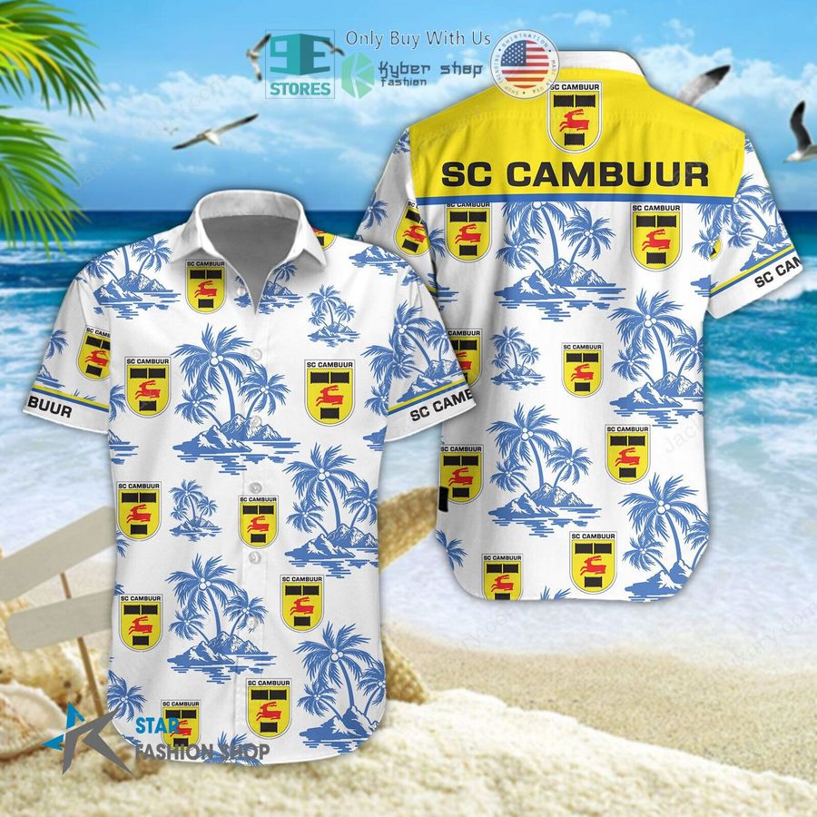 sc cambuur hawaii shirt shorts 1 88638