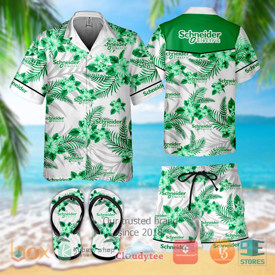 schneider electric hawaiian shirt shorts 1 62446