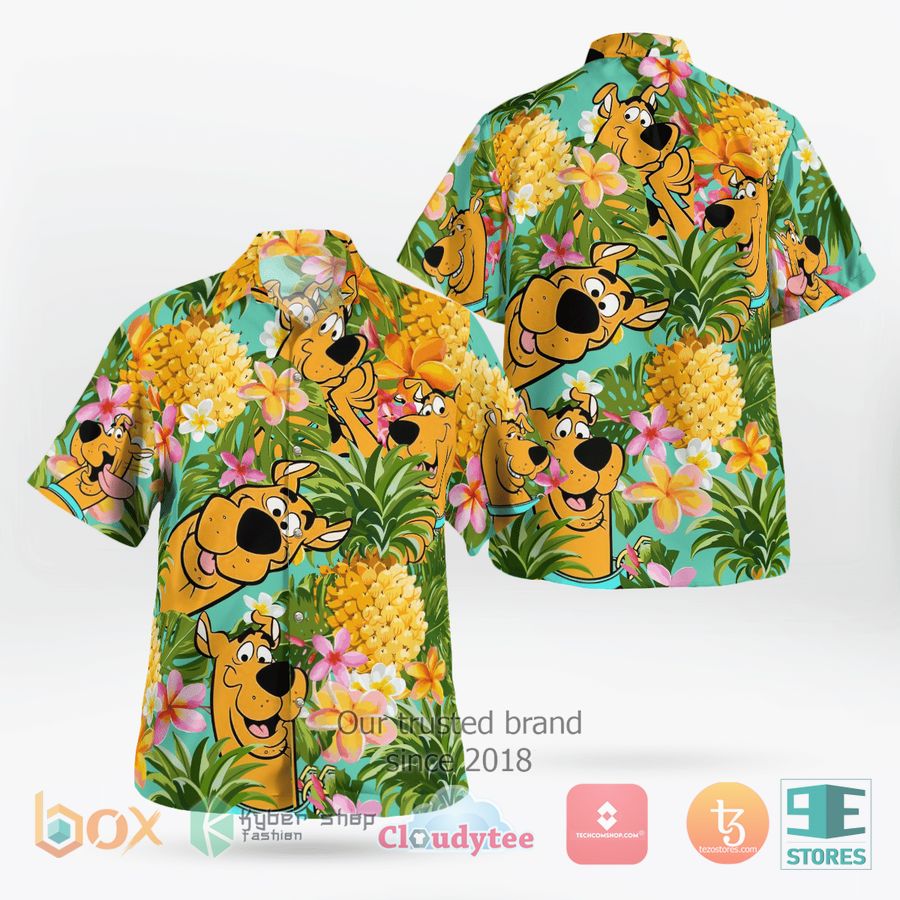 scooby doo pineapple hawaiian shirt 1 98894