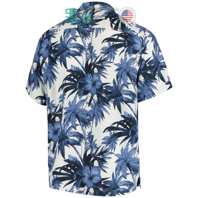 seattle seahawks tommy bahama sport harbor island hibiscus camp navy hawaiian shirt 3 51828