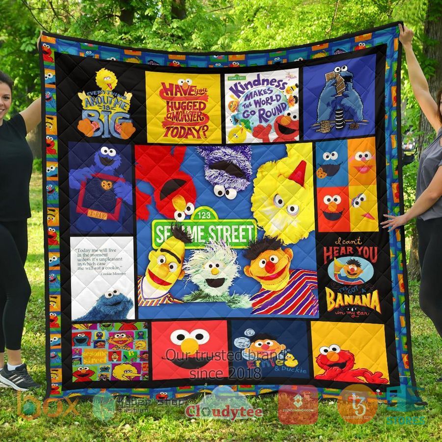 sesame street quilt blanket 1 70870