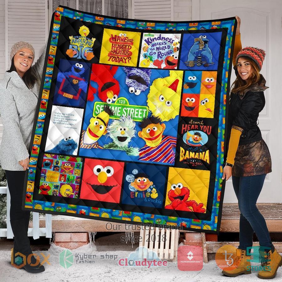 sesame street quilt blanket 2 74936