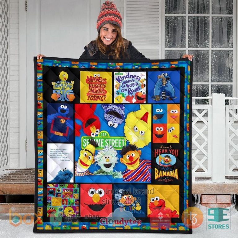 sesame street quilt blanket 3 11096