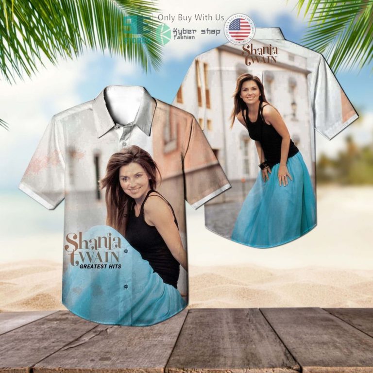 shania twain greatest hits album hawaiian shirt 1 92792