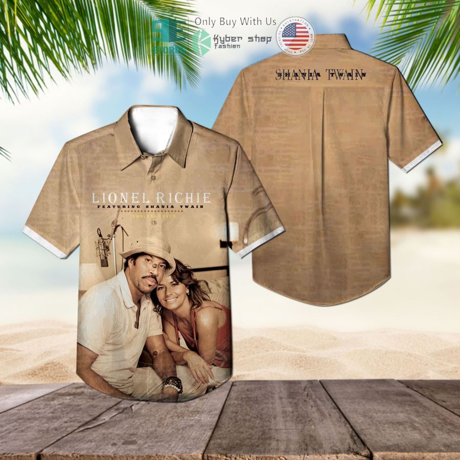 shania twain lionel richie endless love album hawaiian shirt 1 7641