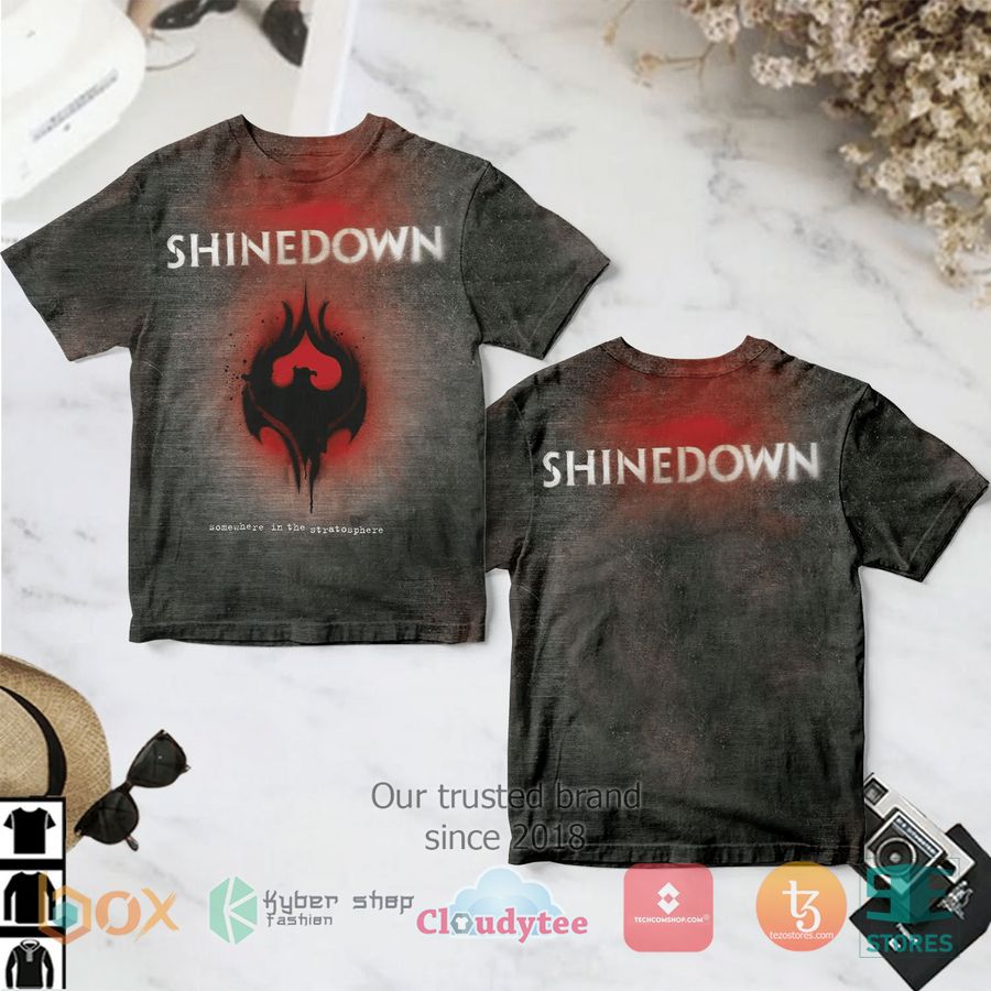shinedown band somewhere in the stratosphere album 3d t shirt 1 23874
