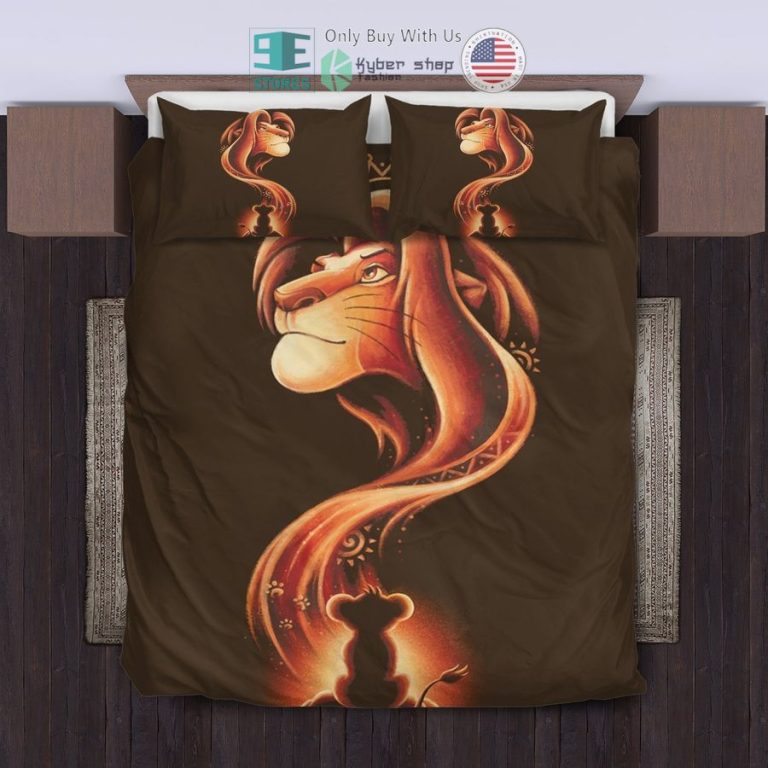 simba lion king brown bedding set 1 91328