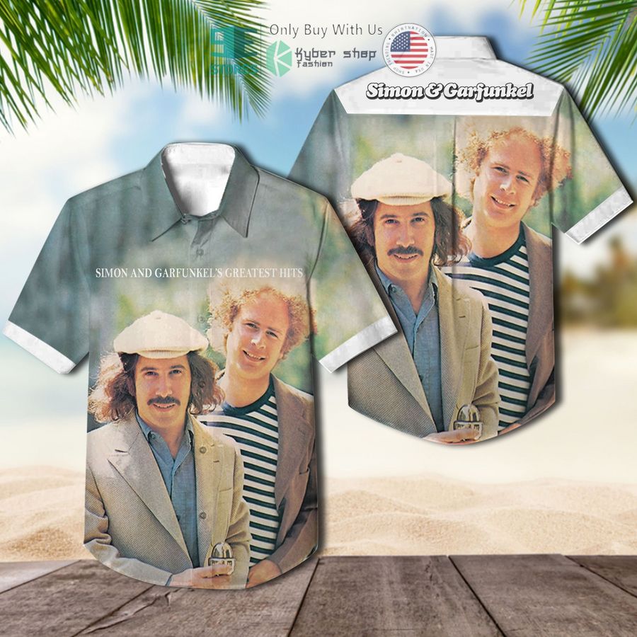 simon garfunkel greatest hits album hawaiian shirt 1 3051