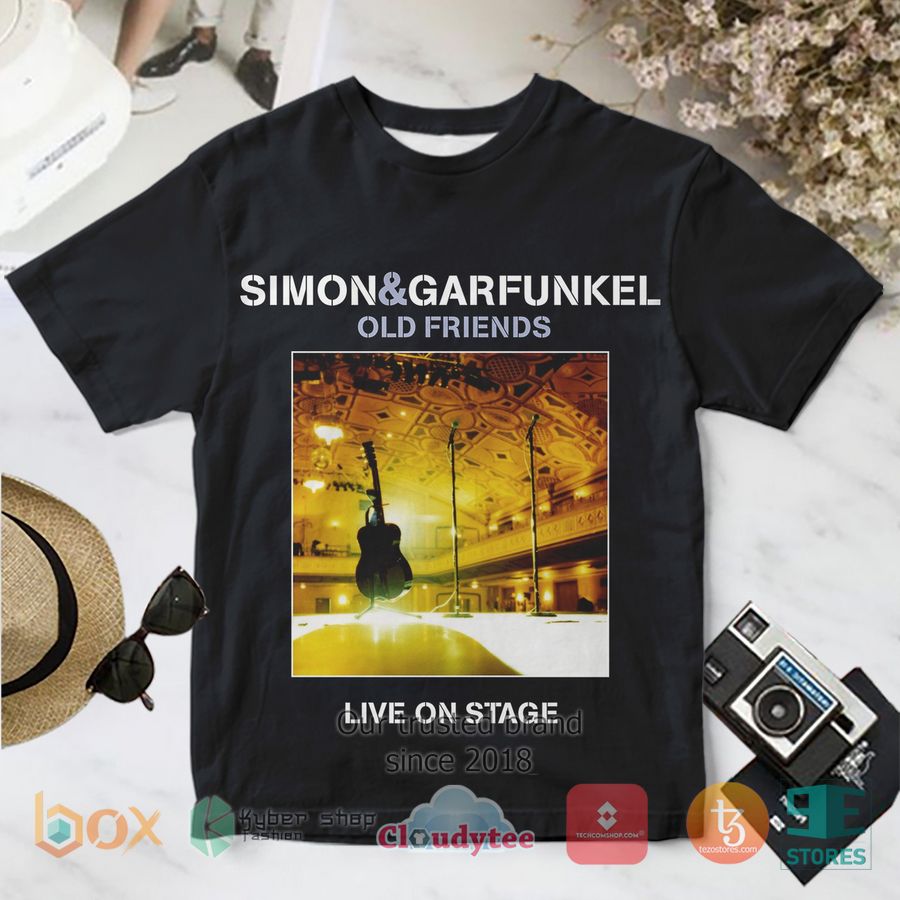 simon garfunkel old friends live on stage album 3d t shirt 1 28737