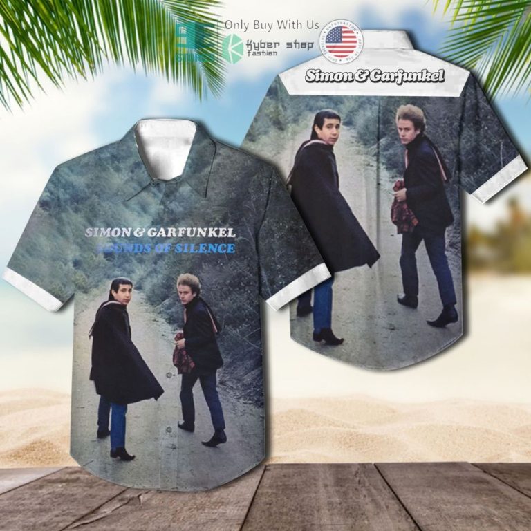 simon garfunkel sounds of silence album hawaiian shirt 1 41870