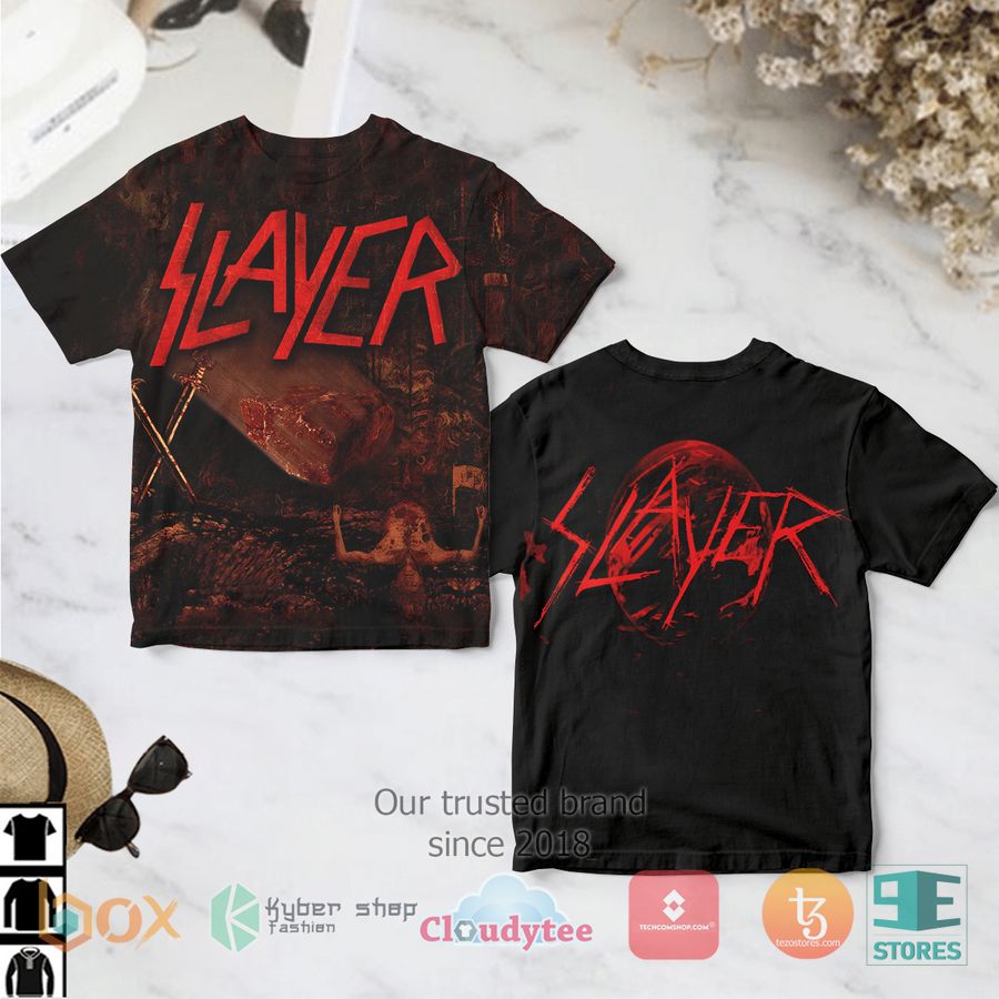 slayer band cast the first stone all over album 3d t shirt 1 9498