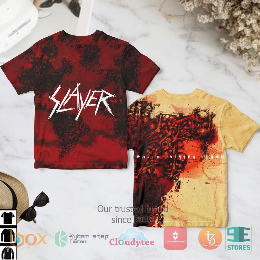 slayer band world painted blood album 3d t shirt 1 1010