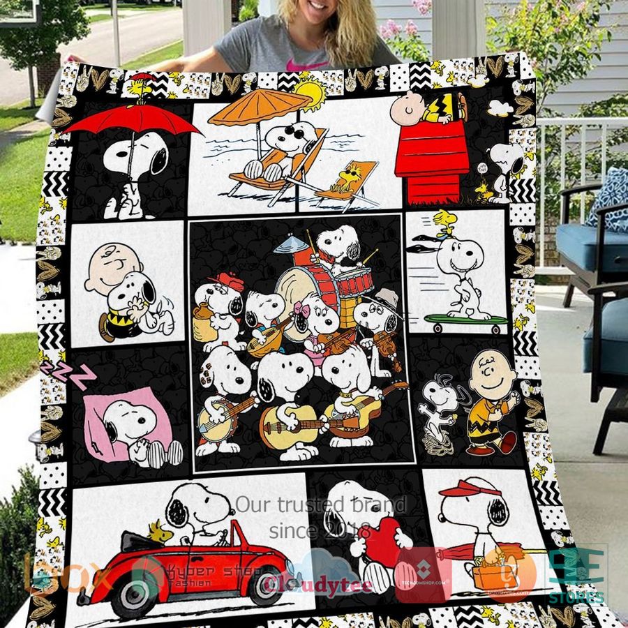 snoopy band quilt 1 19822