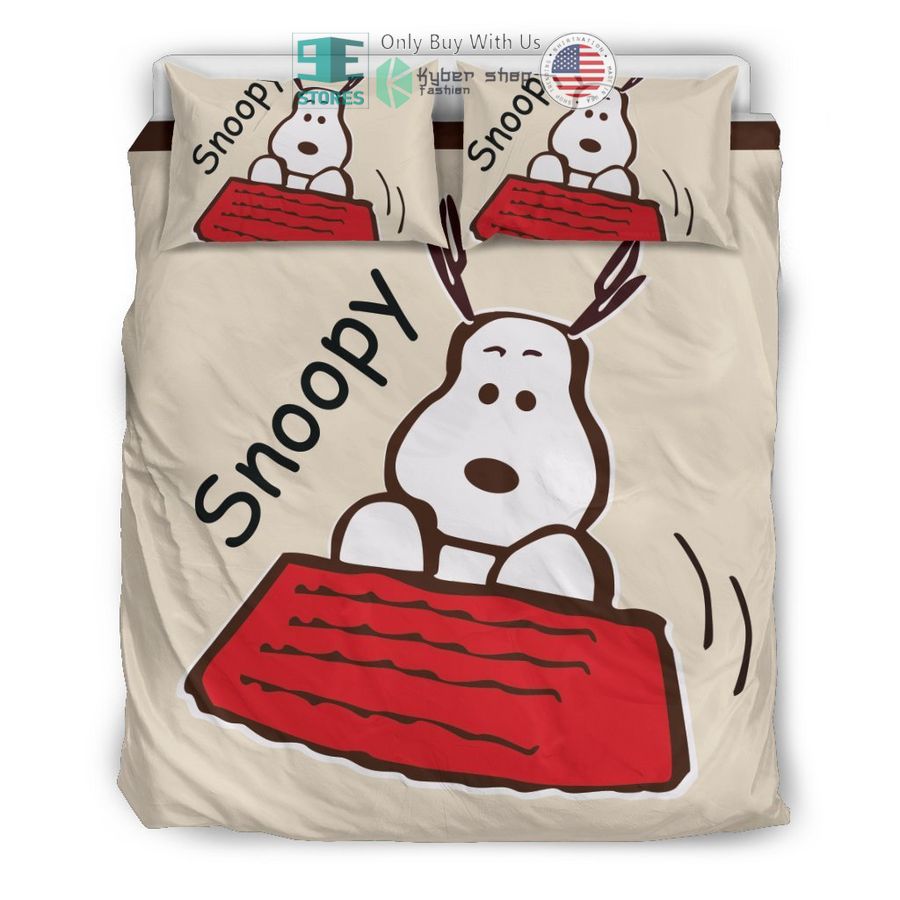 snoopy cream bedding set 1 14299