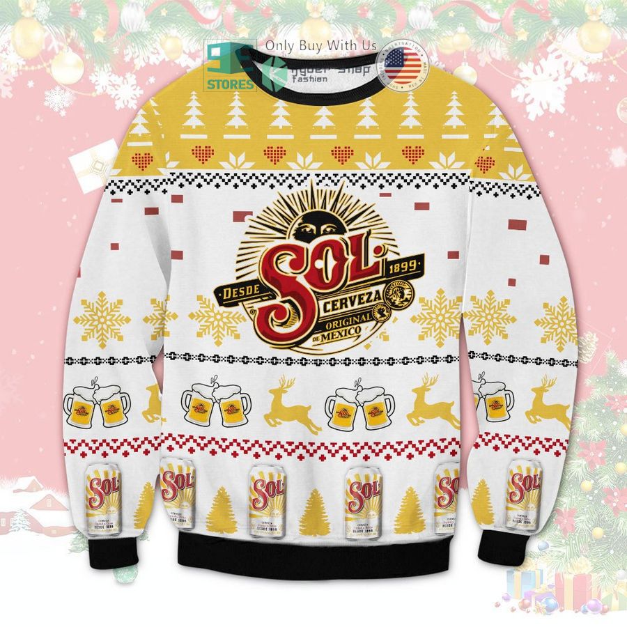 sol cerveza christmas sweatshirt sweater 1 22241