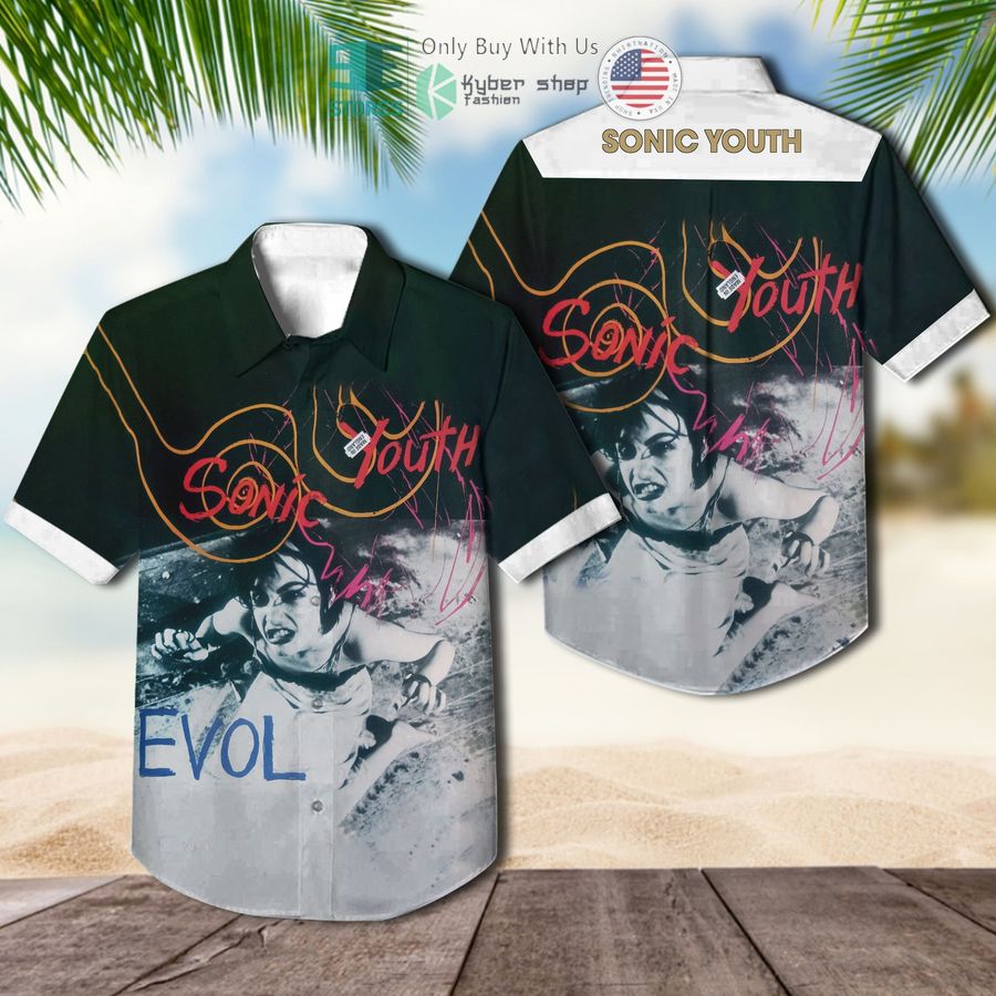 sonic youth band evol album hawaiian shirt 1 77277